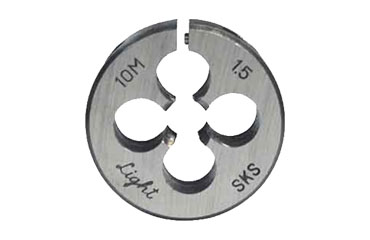 ライト精機 メートルねじ切丸ダイス(規格品) D38径 (並目、細目)